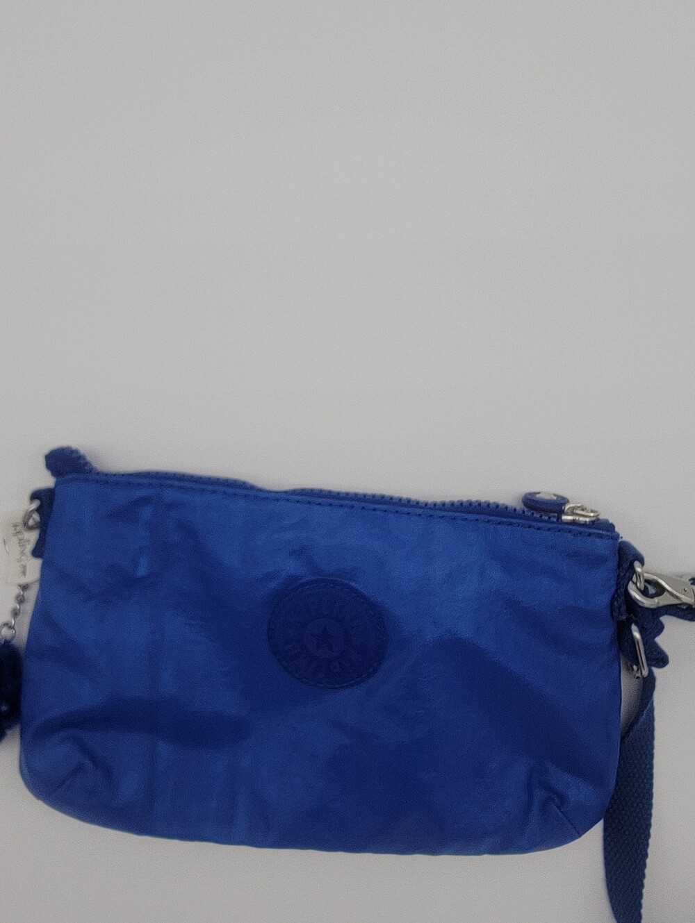 Kipling Royal Blue Nylon Crossbody Wristlet